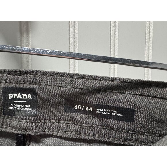 prAna Gray Charcoal Brion Pant Men 1969771 Size 36 - Picture 4 of 9
